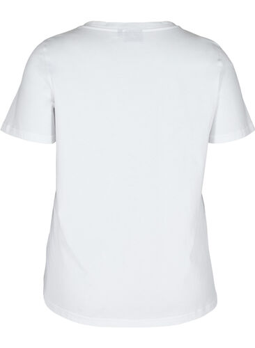 T-shirt med tryck, Bright White TRAVEL, Packshot image number 1