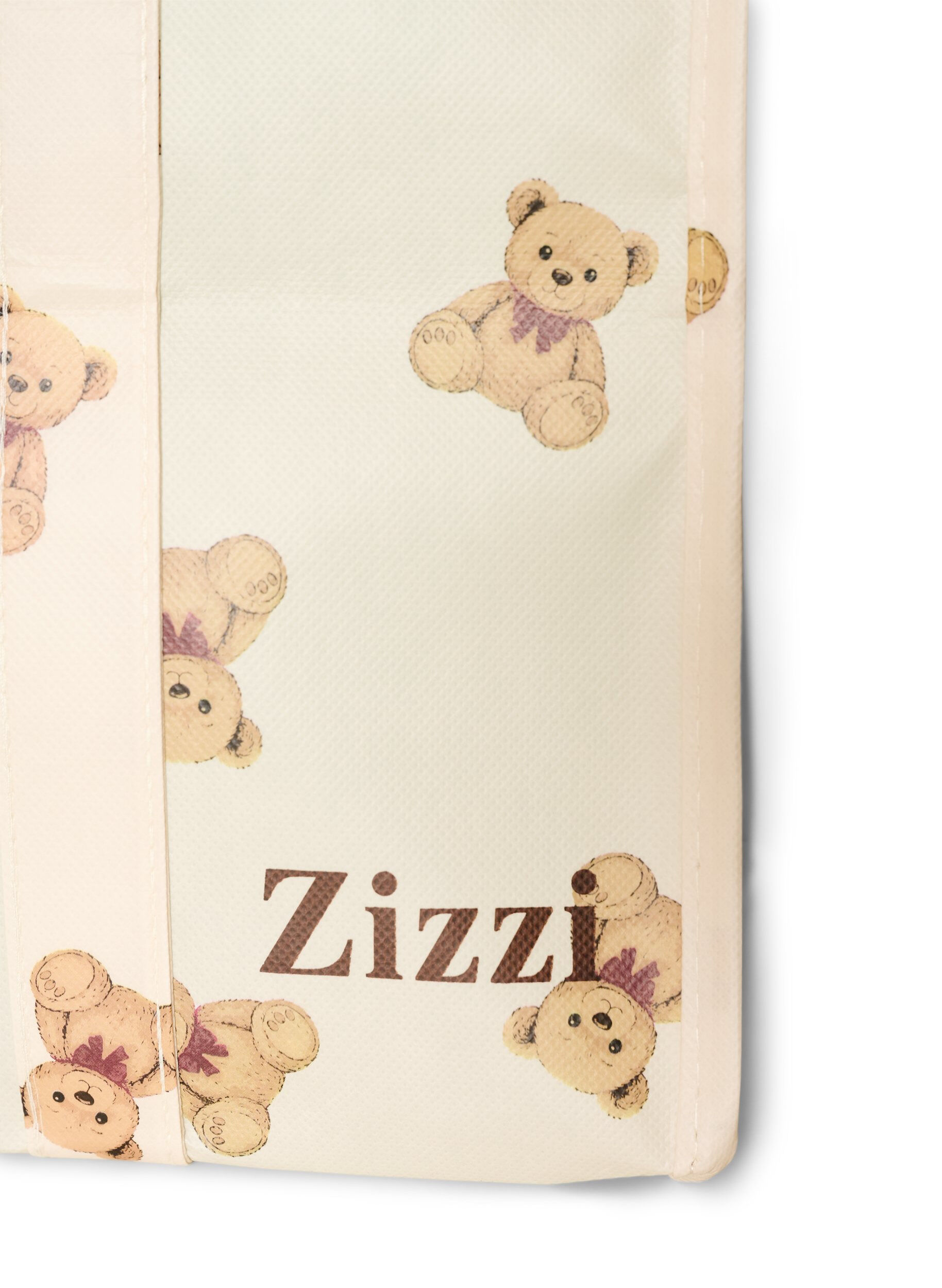 ZizziShoppingv&auml;ska med dragkedja, Beige, Packshot image number 2