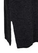 L&aring;ng, l&ouml;st sittande stickad kl&auml;nning med slits, Gr&aring;, Packshot image number 3