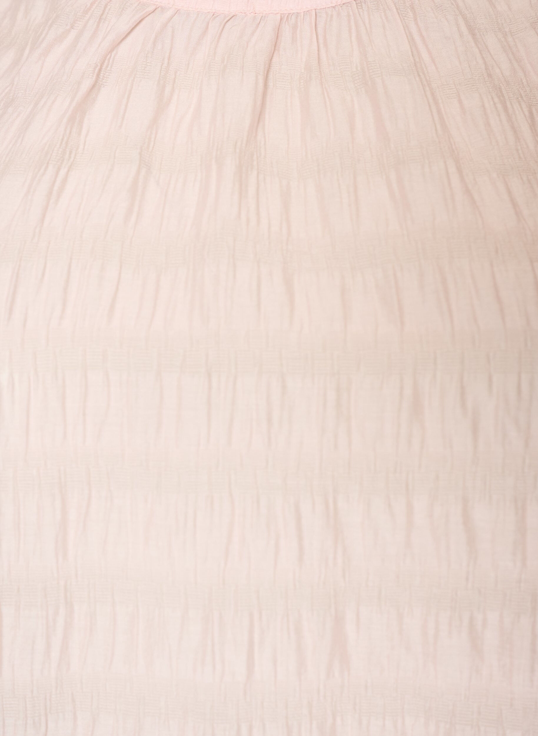 Zizzi&Auml;rml&ouml;s blus med struktur och volanger, Rosa, Packshot image number 2