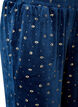 Pyjamasbyxor i velour med helt&auml;ckande m&ouml;nster, Bl&aring;, Packshot image number 2