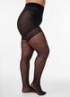 Push-up-strumpbyxor 50 denier med mönster, Svart, Packshot image number 0