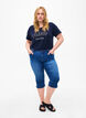 T-shirt i bomull med text, Navy B. Orlando, Model image number 2