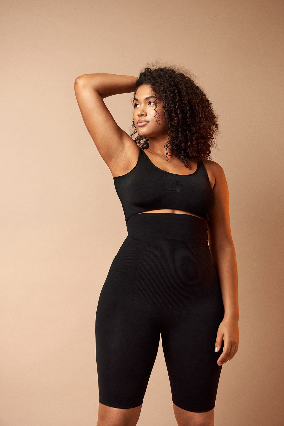 Black hot sale shapewear shorts