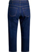 Croppade Vera-jeans med raka ben, Bl&aring;, Packshot image number 1