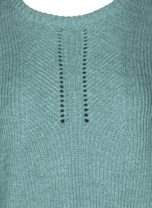 Stickad tröja med rund halsringning, Sea Pine, Packshot image number 2