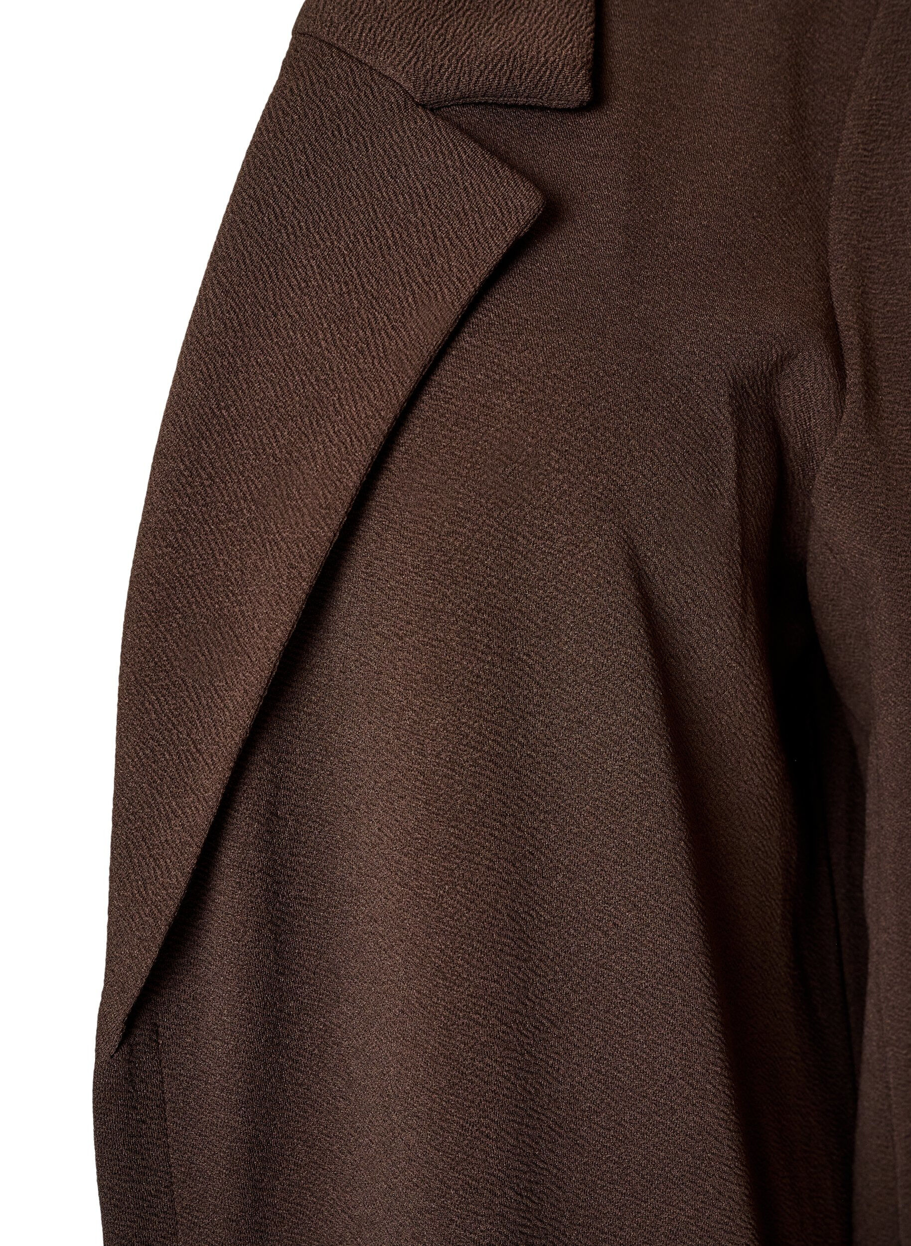ZizziL&aring;ng kavaj med fickor, Brun, Packshot image number 2