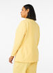 Klassisk blazer med kn&auml;ppning, Gul, Model image number 2