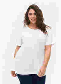 FLASH - 2-pack t-shirtar med rund hals, White/Black, Model
