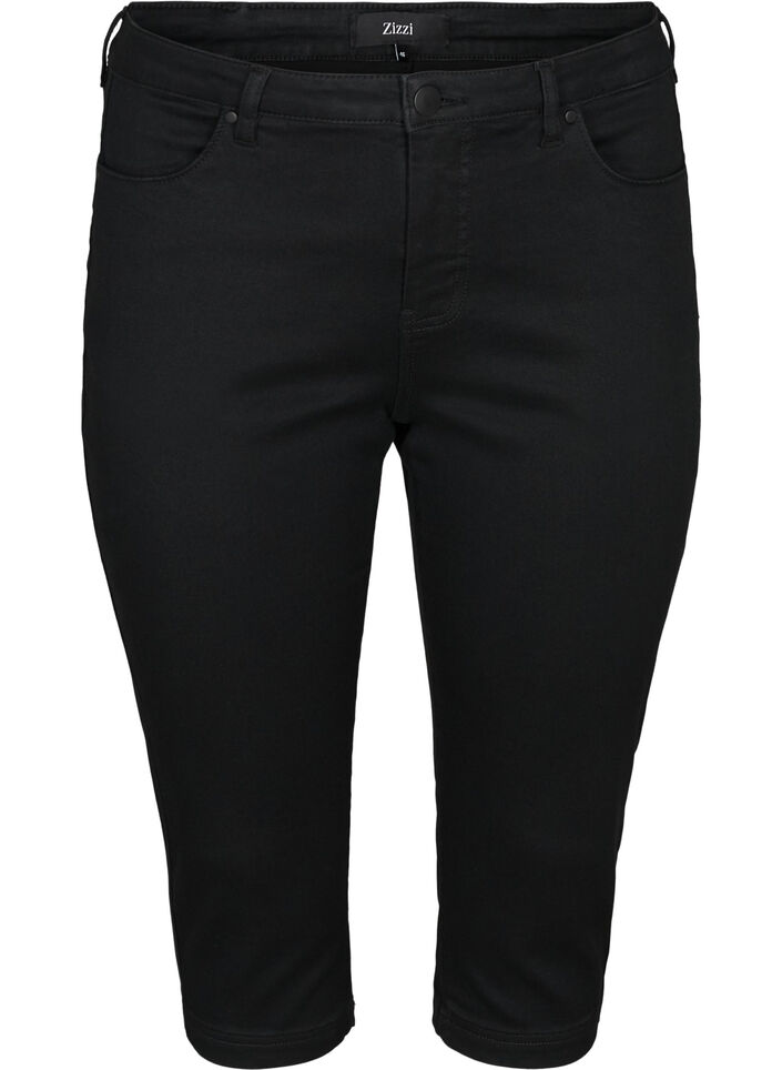 Slim fit Emily capri-jeans, Svart, Packshot image number 0