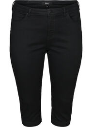 Slim fit Emily capri-jeans, Black