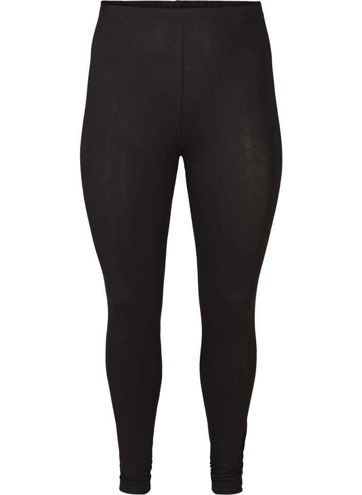 Basleggings i viskos, Svart, Packshot image number 0