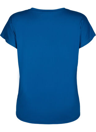 Tränings t-shirt med v-ringning och lös passform, Blue Opal, Packshot image number 1