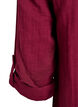 Tunika i bomullsmuslin med broderie anglaise, M&ouml;rk Bordeaux, Packshot image number 3