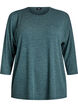 Jerseyblus med 3/4-&auml;rm, Gr&ouml;n, Packshot image number 0