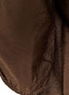 Blus med 3/4-&auml;rm och spetsdetaljer, Brun, Packshot image number 3