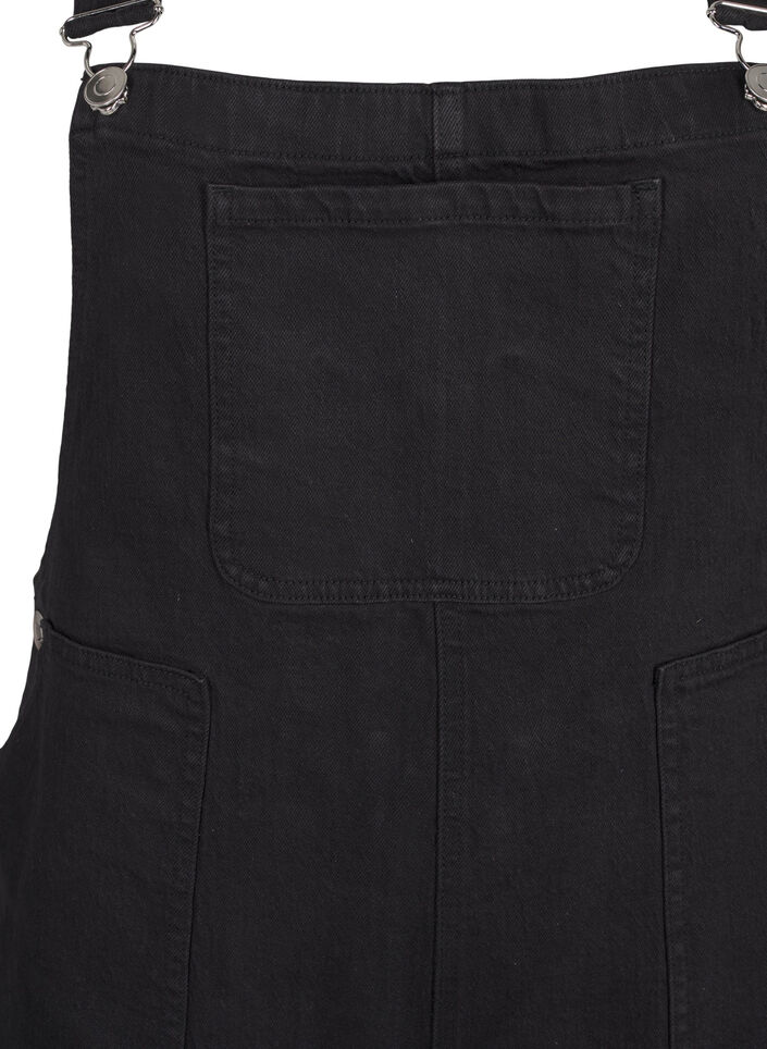 Denim overaller, Black, Packshot image number 2