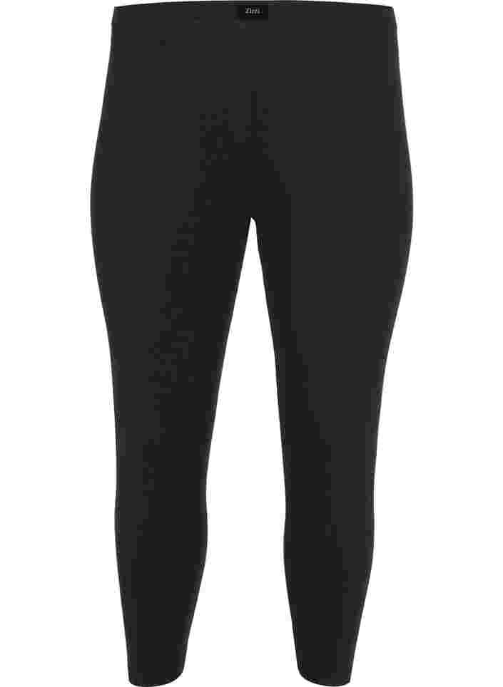 3/4 bas-leggings, Black, Packshot image number 0