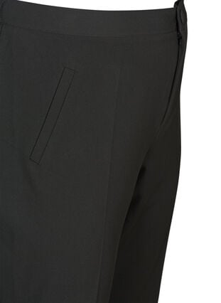 Klassiska byxor med resår i midjan, Black, Packshot image number 2