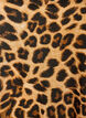 Blus med leopardm&ouml;nster och volangdetaljer, Brun, Packshot image number 2