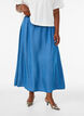Maxikjol i TENCEL&trade; lyocell med denimlook, Bl&aring;, Model image number 2