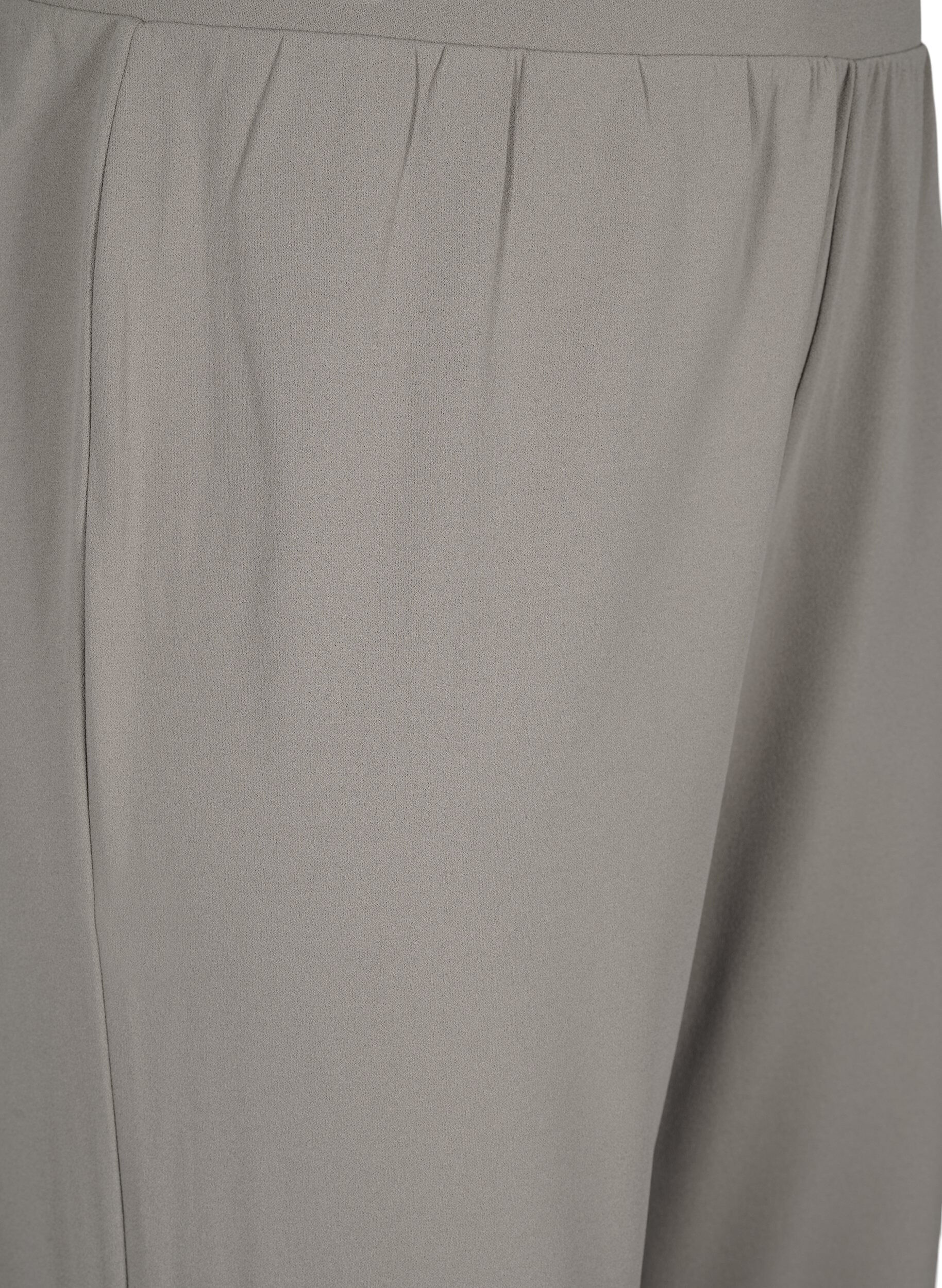 ZizziByxor med rak passform, Beige, Packshot image number 2
