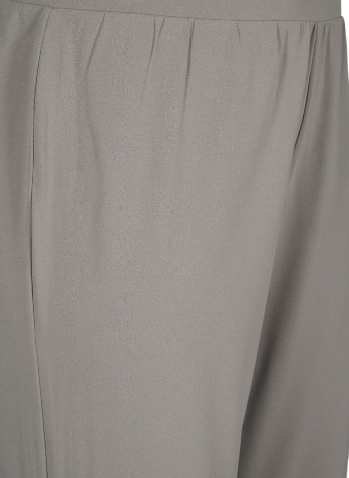 Byxor med rak passform, Beige, Packshot image number 2