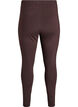 Leggings i bomull med foder, Brun, Packshot image number 1