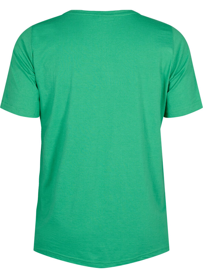 FLASH - T-shirt med rund halsringning, Kelly Green, Packshot image number 1