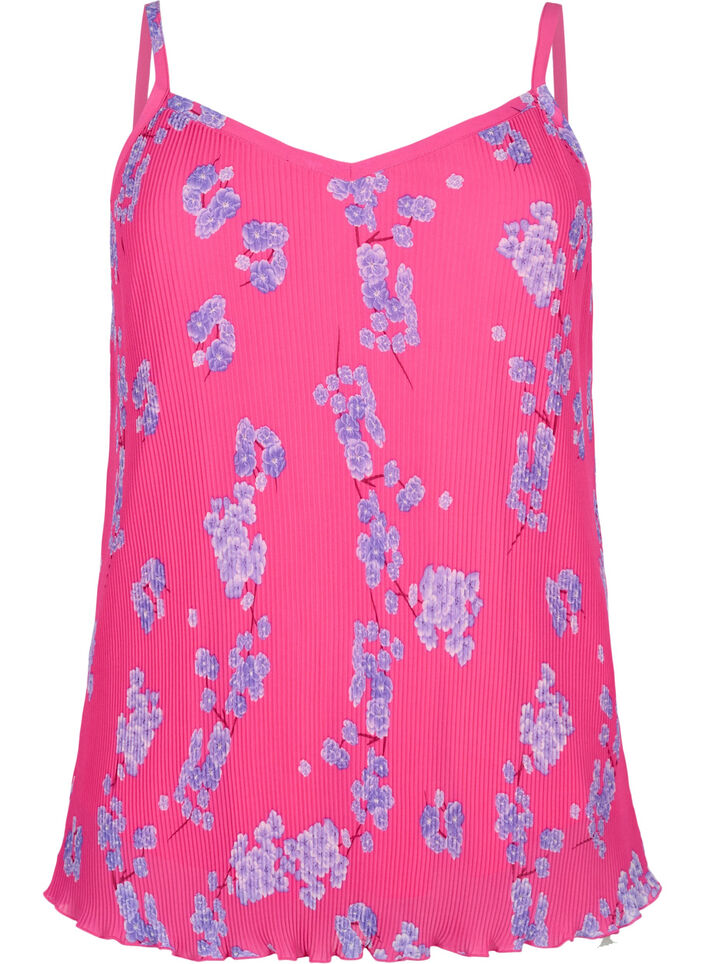 Plisserat linne, Beetroot Purple AOP, Packshot image number 0