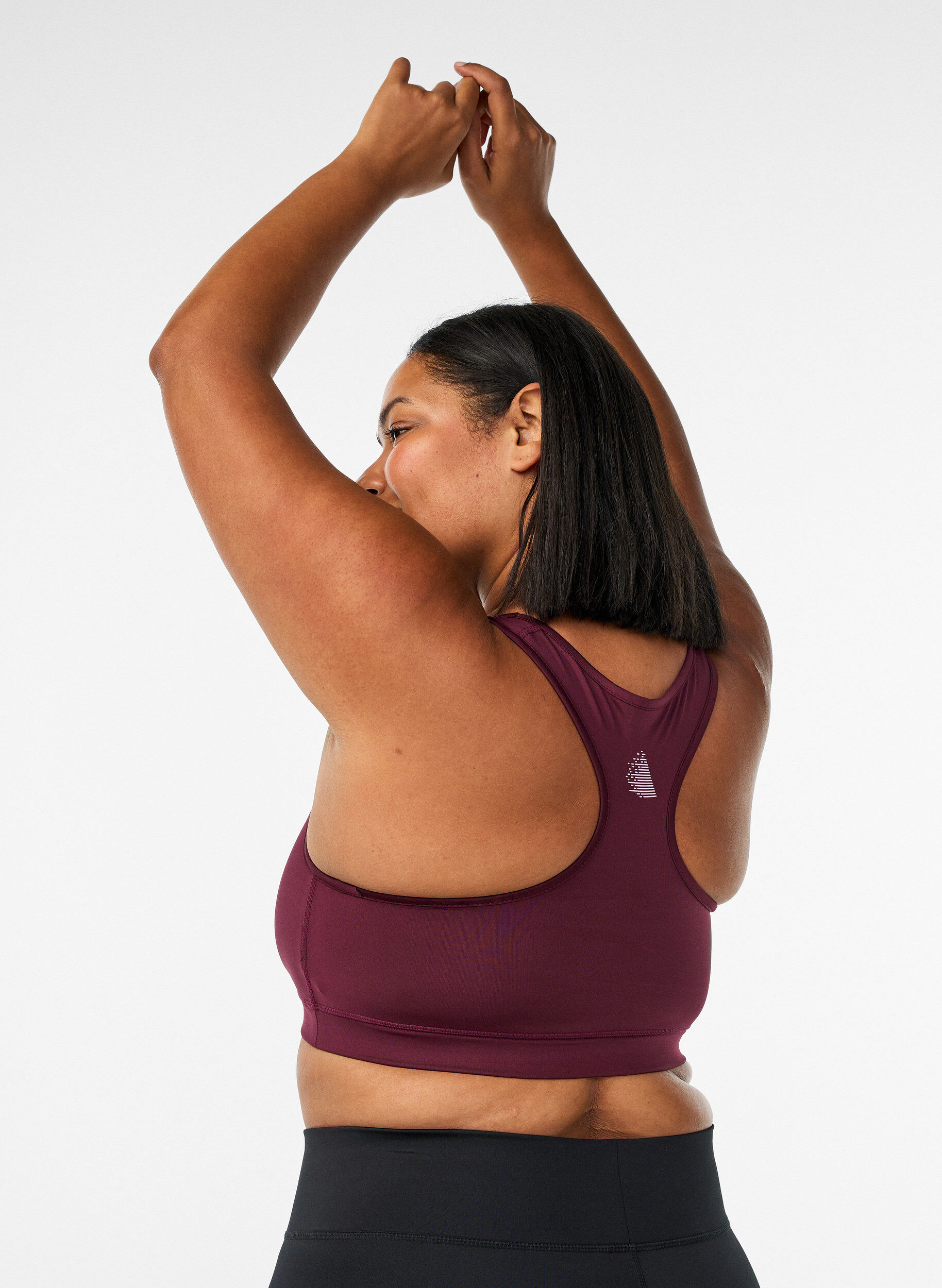 ZizziSport-BH med racerback, R&ouml;d, Model image number 2