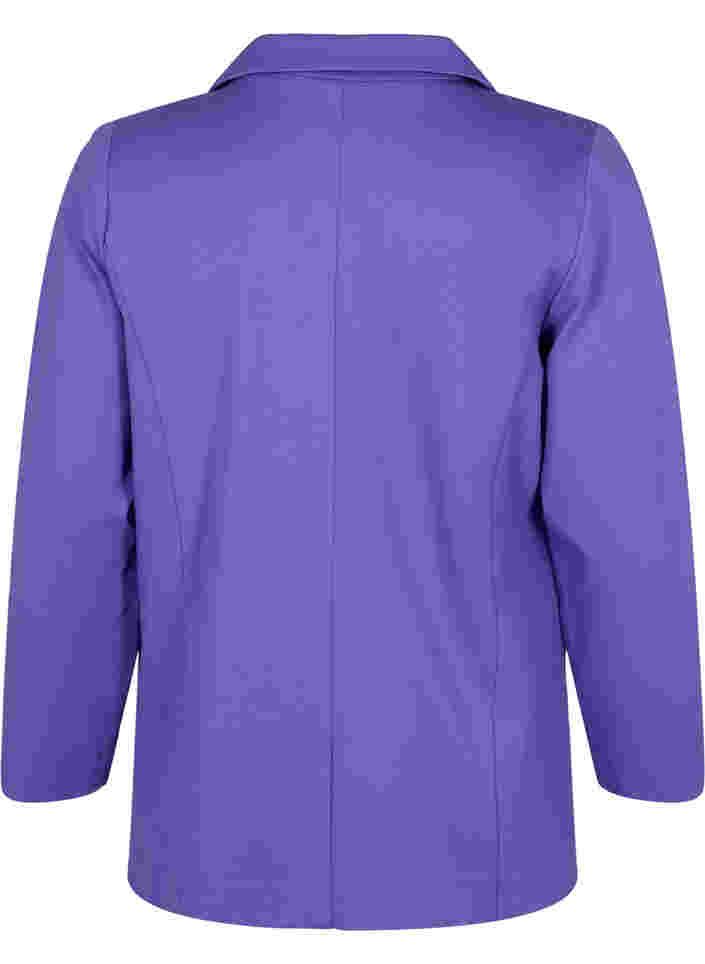 Enkel blazer med knapp, Ultra Violet, Packshot image number 1