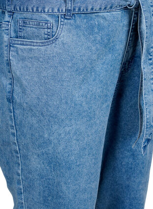 Långärmad jumpsuit i denim, Light Blue Denim, Packshot image number 3