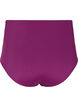 Bikinitrosor med hög midja och draperingar, Dark Purple, Packshot image number 1