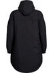 L&auml;tt vadderad parkas med huva, Svart, Packshot image number 1