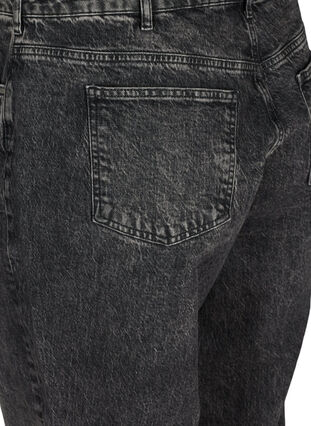Croppade mom fit Mille jeans med lös passform, Grey Denim 4, Packshot image number 3