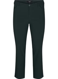 Klassisk byxa i viskosblandning, Gr&ouml;n
