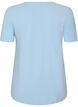 Enf&auml;rgad t-shirt i bomull, Bl&aring;, Packshot image number 1