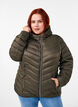L&auml;ttviktsjacka med huva, Gr&ouml;n, Model image number 0