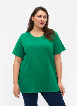 FLASH - T-shirt med rund halsringning, Jolly Green, Model image number 0