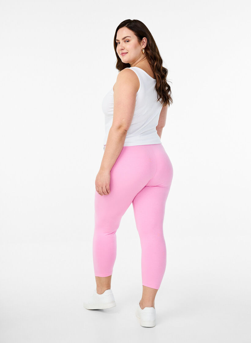 3/4 bas-leggings, Rosa, Model image number 2