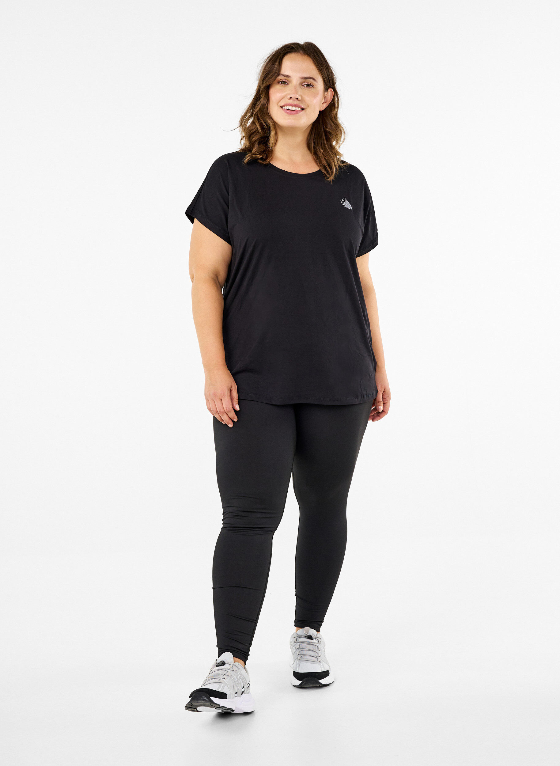 Zizzi T-shirt, Svart, Model image number 1