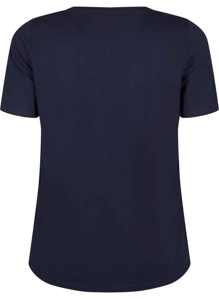 FLASH - T-shirt med motiv, Navy B. Silver Faith, Packshot image number 1