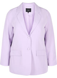 Blazer with button fastening and pockets, Orchid Bloom