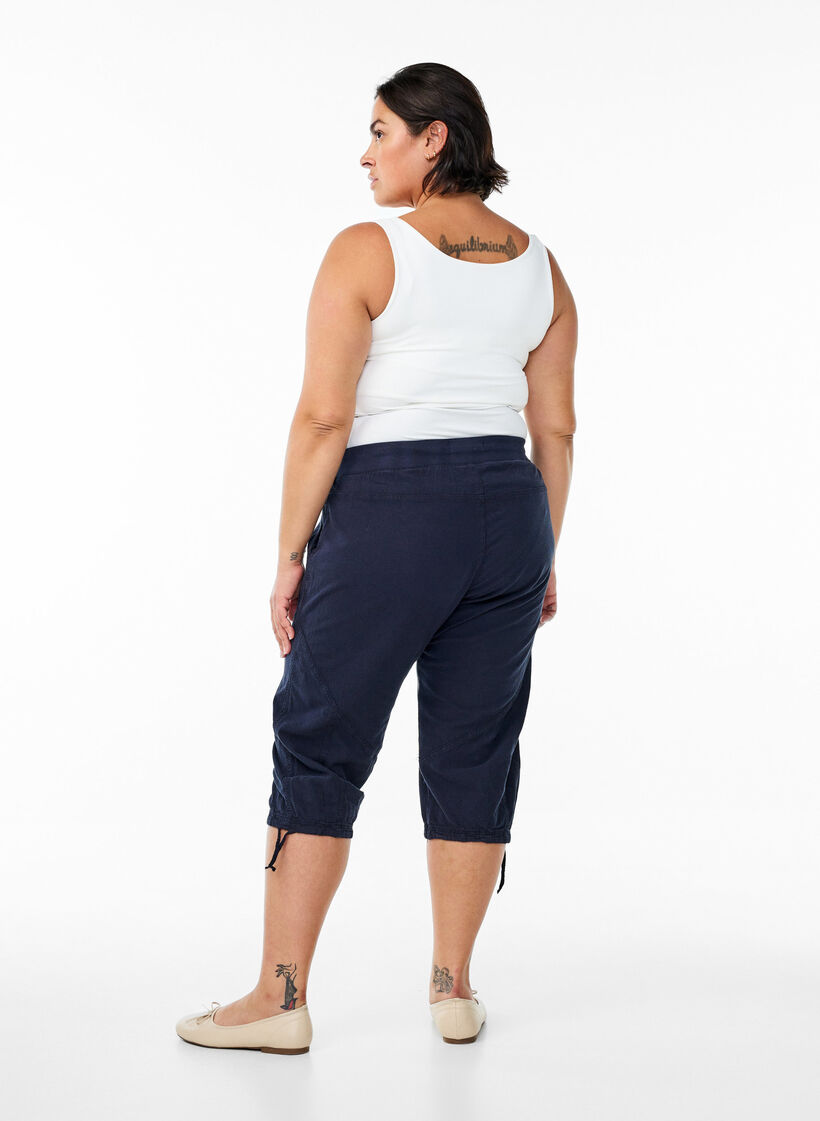 Knickers i bomull, Bl&aring;, Model image number 1
