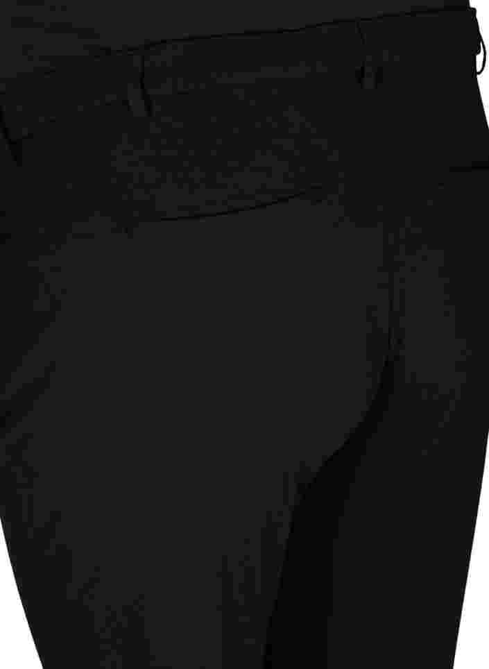 Maddison gravidbyxor med dragkedja, Black, Packshot image number 3