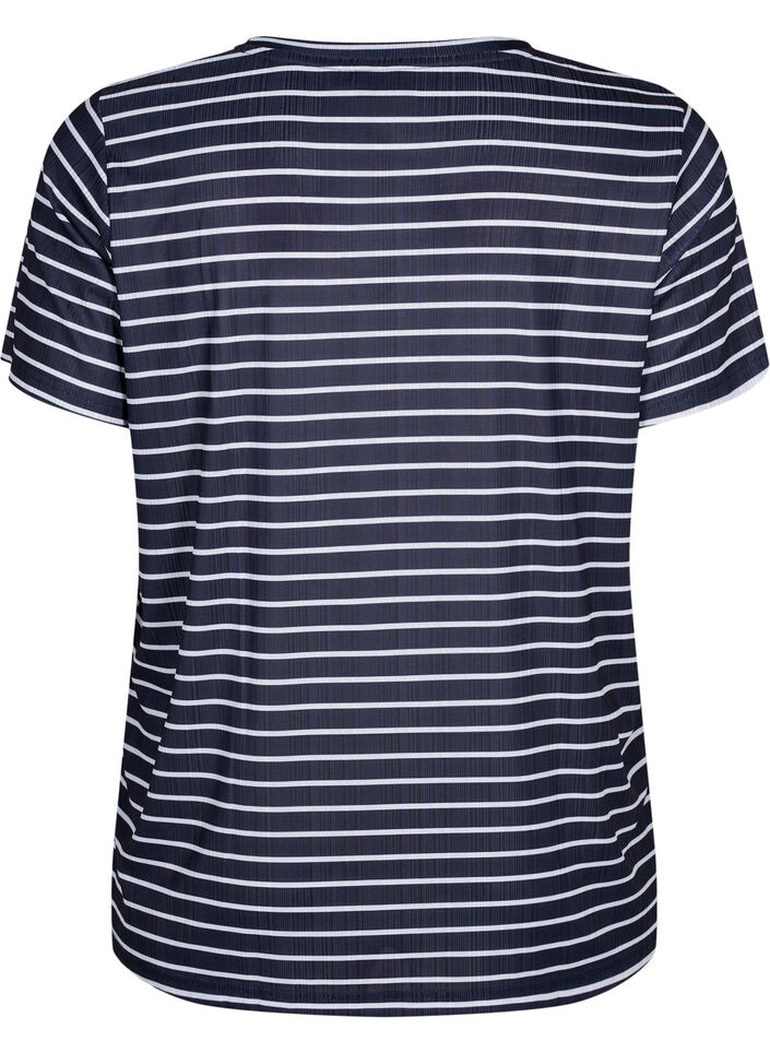FLASH - t-shirt med ränder, Night S. W. Stripe, Packshot image number 1