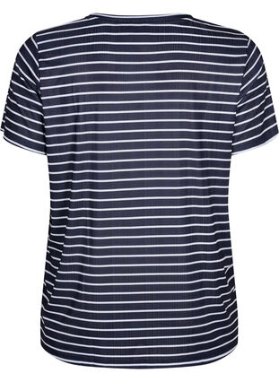 FLASH - t-shirt med ränder, Night S. W. Stripe, Packshot image number 1
