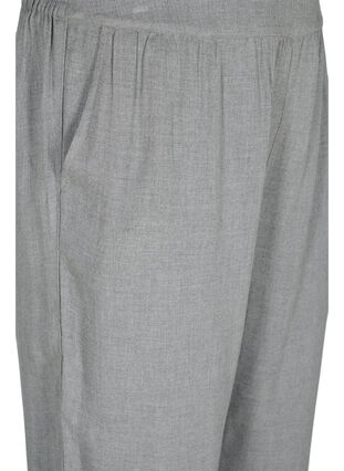 Klassiska byxor med fickor, Grey Melange, Packshot image number 2