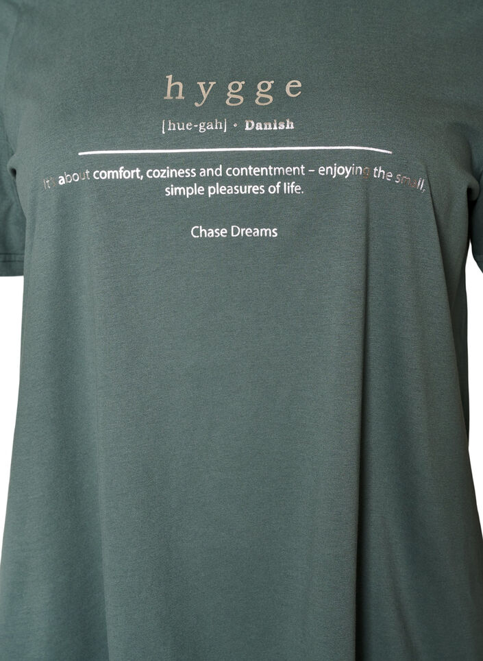 T-shirt med tryck, Gr&ouml;n, Packshot image number 2